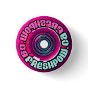 FreshPow! Logo Skate Button