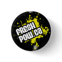 FreshPow! Yellow Splat Button