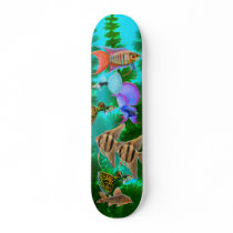 Freshwater Aquarium Skateboard by twopurringcats Freshwater Aquarium Skateboard