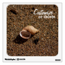 Freshwater Snail Shell; Customizable Wall Decal