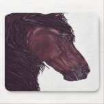 Fresian Horse Mousepad