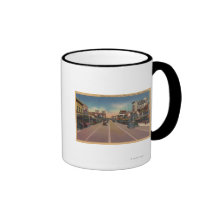 Fresno, CA View - North on Broadway Coffee Mugs