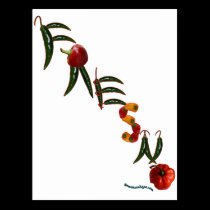 Fresno Chili Peppers postcards