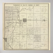 Fresno County, California 13 Poster