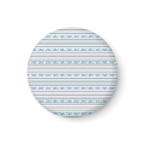 Fret Stripe Cornflower Magnet magnets