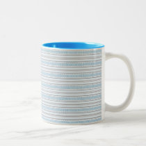 Fret Stripe Cornflower Mug mugs