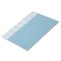 Fret Stripe Cornflower Notepad notepads