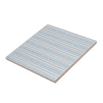 Fret Stripe Cornflower Tile tiles