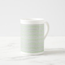 Fret Stripe  pistachio Bone China Mug mugs