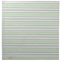 Fret Stripe pistachio Dinner Napkin napkins