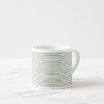 Fret Stripe  pistachio Espresso Mug mugs