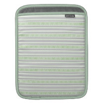 Fret Stripe pistachio iPad Sleeve ipad sleeves