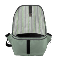 Fret Stripe pistachio Messenger Bag messenger bags