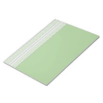 Fret Stripe pistachio Notepad notepads