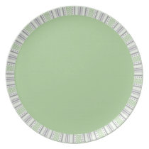Fret Stripe pistachio Plate plates