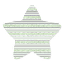 Fret Stripe pistachio Star Sticker stickers