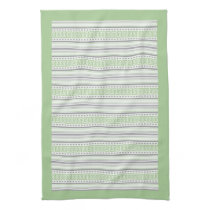 Fret Stripe pistachio Tea Towel kitchen towels