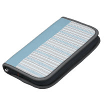 Fret Stripes Cornflower Folio Organizer planners