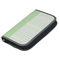 Fret Stripes pistachio Folio Organizer planners
