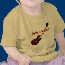 Fretless Wonder Mahogany Guitar t-shirts