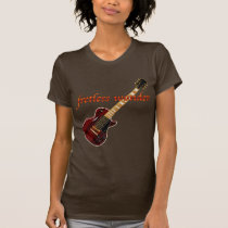 Fretless Wonder Mahogany Guitar t-shirts