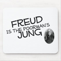 Freud Is The Poorman's Jung mousepads by KaiTaLoipa Freud Is The Poorman's Jung mousepads