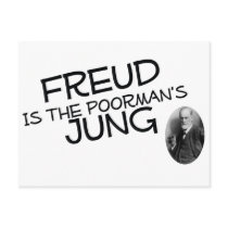 Freud Is The Poorman's Jung postcards
