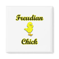 Freudian Chick Fridge Magnet
