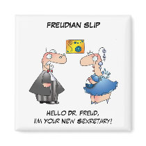 FREUDIAN SLIP by April McCallum Magnets