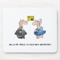 FREUDIAN SLIP by April McCallum Mousepads