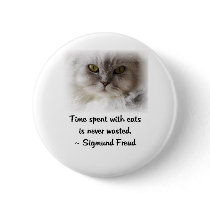 Freud's Cat buttons by AJay36 Freud's Cat buttons