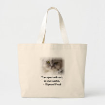 Freud's Cat Canvas Bag