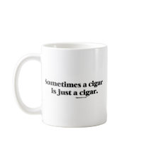 Freud's famous comment about cigars mugs