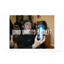 Freund with a beer posters