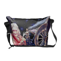 Freya at Her Spinning Wheel Courier Bags