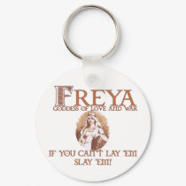 Freya, Goddess of Love and War keychains by johnpryor2000 Freya, Goddess of Love and War keychains
