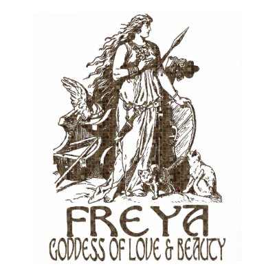 Freya Print by nakedzealot