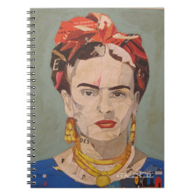 Frida Kahlo en Coyoacán Portrait Notebook