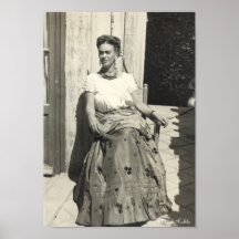 Frida Kahlo in Sun Print