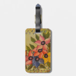 Frida Kahlo Painted Flores Luggage Tag