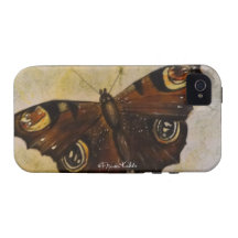 Frida Kahlo pintó la mariposa Case-Mate iPhone 4 Fundas