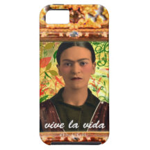 Frida Kahlo Reflejando iPhone 5 Protectores