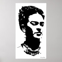 Frida Shadow Portrait Print
