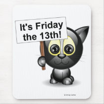 Friday 13 Cat mousepads