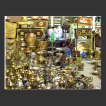 Friday market, Souq Juma, Kuwait 2007 postcards