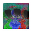 Fridge Aliens magnet