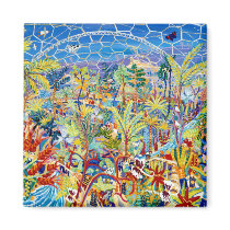 Fridge Art: Garden of Eden. The Eden Project magnets