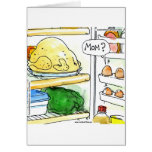 Fridge Chicken Egg Family Funny cards