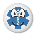 EMT emoticon Emergency Medical Technician  fridge_magents_magnet