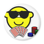 Poker buddy icon sunglasses  fridge_magents_magnet
